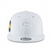 Men's Green Bay Packers New Era White 2018 NFL Sideline Color Rush Official 9FIFTY Snapback Adjustable Hat 3062750